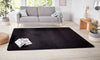 Hanse Home nasty black Black Living Room  Rug.