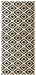 Hanse Home hamla diamond cream black Black, Cream Living Room Geometric Rug.