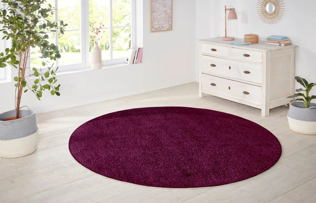 Hanse Home nasty blackberry Purple Living Room  Rug.