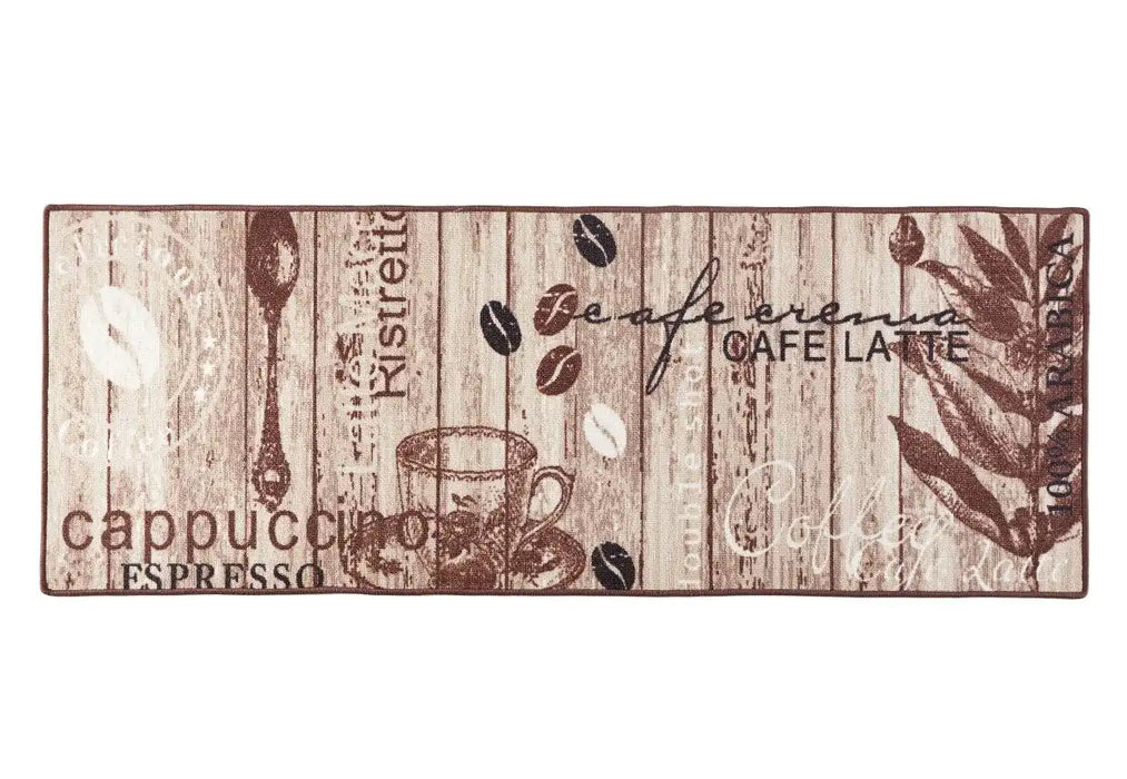 Hanse Home loop hh delicious coffee Brown Kitchen   Rug.