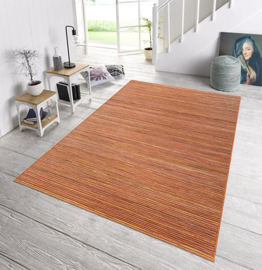 NorthRugs lotus meliert terra Orange, Red Living Room  Rug.