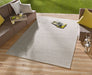 NorthRugs meadow coin grey Grey Living Room Striped Rug.