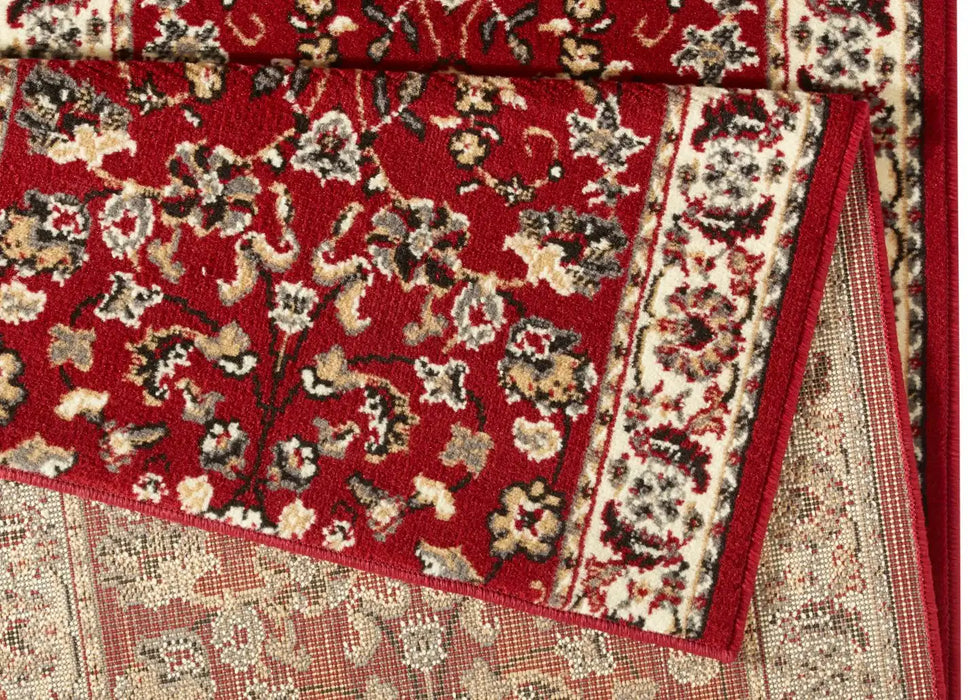 Hanse Home basic vintage red Red Living Room Geometric Rug.