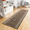 Hanse Home basic vintage brown Brown Living Room Geometric Rug.
