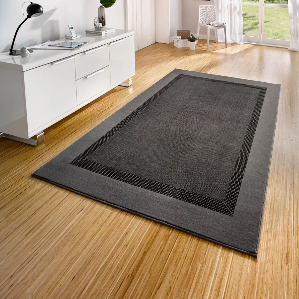 Basic Band Grey Rugs - Buy Band Grey Rugs Online from Rugs Direct ...