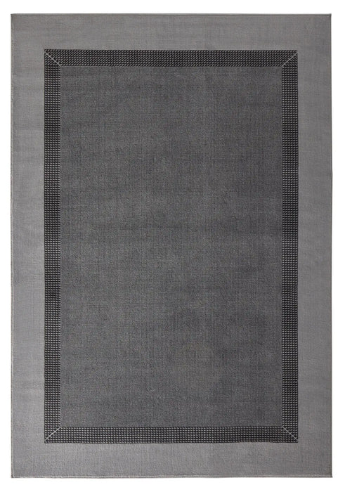 Hanse Home basic band grey Grey Living Room Geometric Rug.