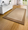 Hanse Home basic band beige cream Beige Living Room Geometric Rug.