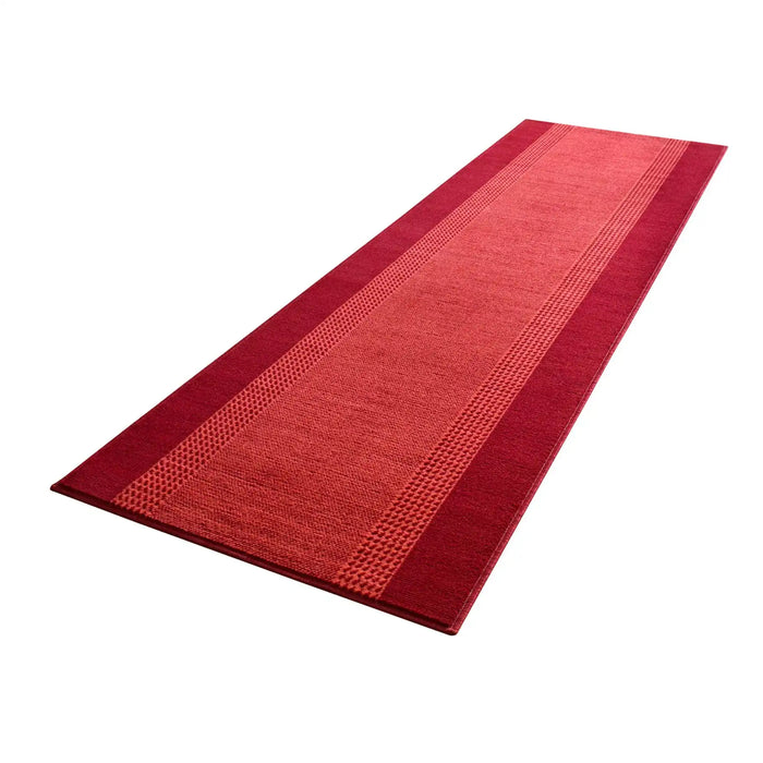 Hanse Home basic basic red Red Living Room Geometric Rug.