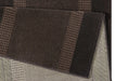 Hanse Home basic band brown Brown Living Room Geometric Rug.