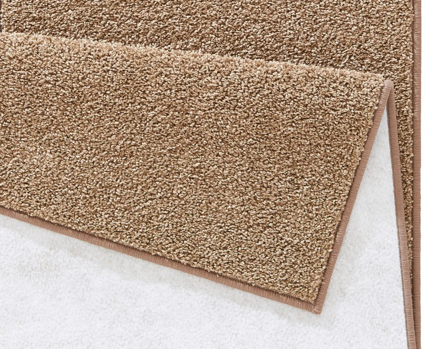 Hanse Home pure 102614 brown Beige Living Room  Rug.