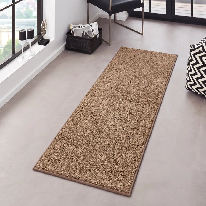 Hanse Home pure 102614 brown Beige Living Room  Rug.