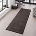 Hanse Home pure 102661 anthracite Black Living Room  Rug.
