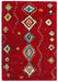 Mint Rugs nomadic hh 102692 red Multicoloured, Red Living Room Moroccan Rug.