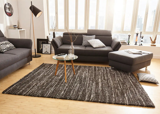 Mint Rugs nomadic hh 102695 dark grey Grey Living Room Moroccan Rug.