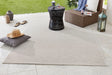 NorthRugs meadow match cream Cream Living Room Striped Rug.