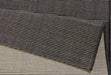 NorthRugs meadow match black Black Living Room Striped Rug.