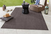 NorthRugs meadow match black Black Living Room Striped Rug.