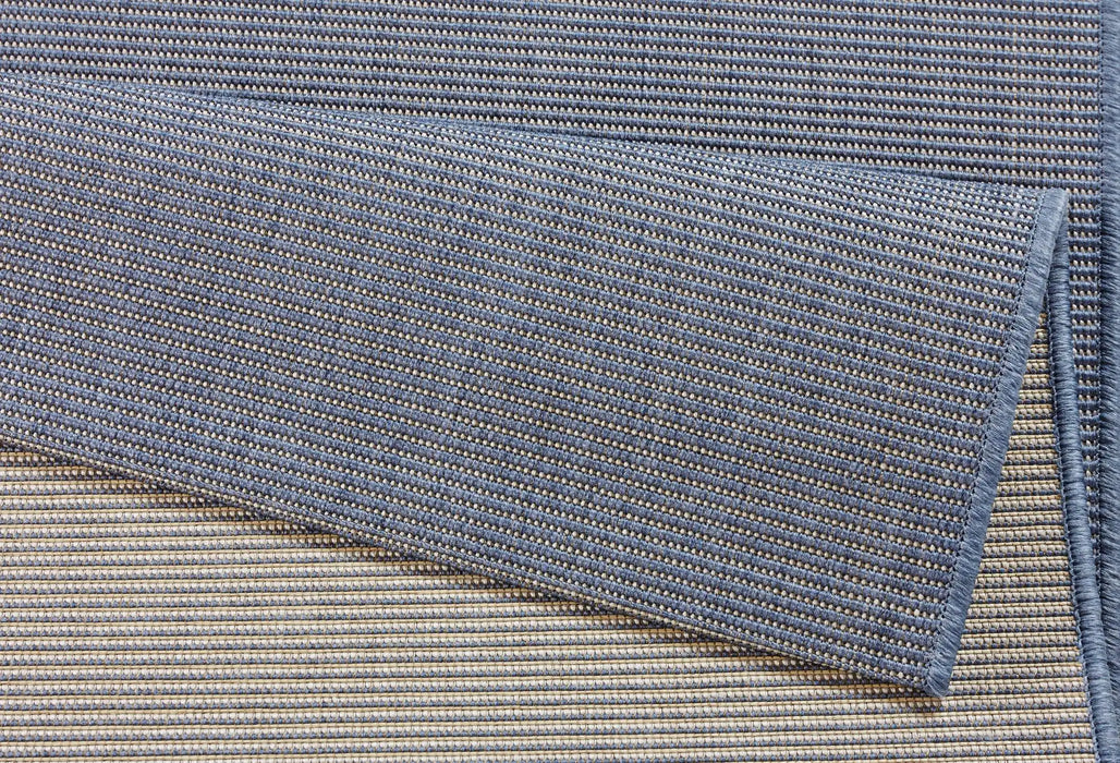 NorthRugs meadow match blue Blue Living Room Striped Rug.