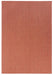 NorthRugs meadow match terracotta Orange, Red Living Room Striped Rug.