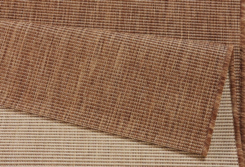 NorthRugs meadow match brown Brown Living Room Striped Rug.