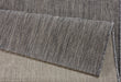 NorthRugs meadow match anthracite Grey Living Room Striped Rug.