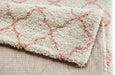 Mint Rugs grace luna cream rose Ivory, Pink Living Room  Rug.