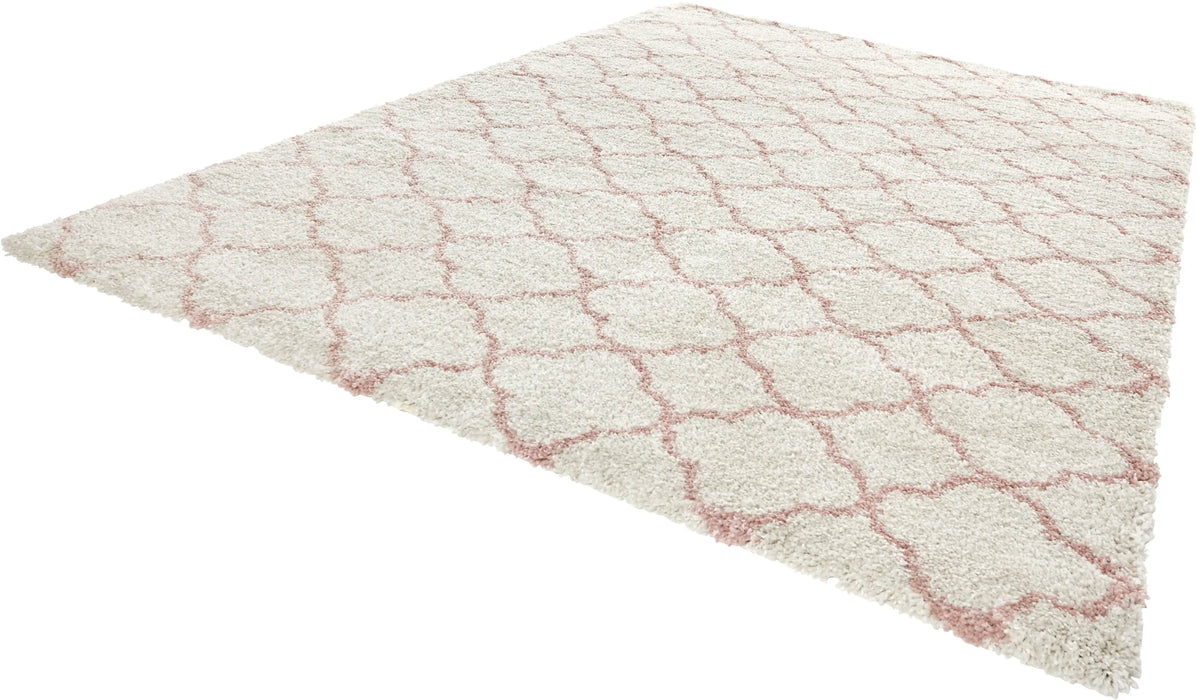 Mint Rugs grace luna cream rose Ivory, Pink Living Room  Rug.