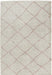 Mint Rugs allure hash cream rose Ivory, Pink Living Room  Rug.