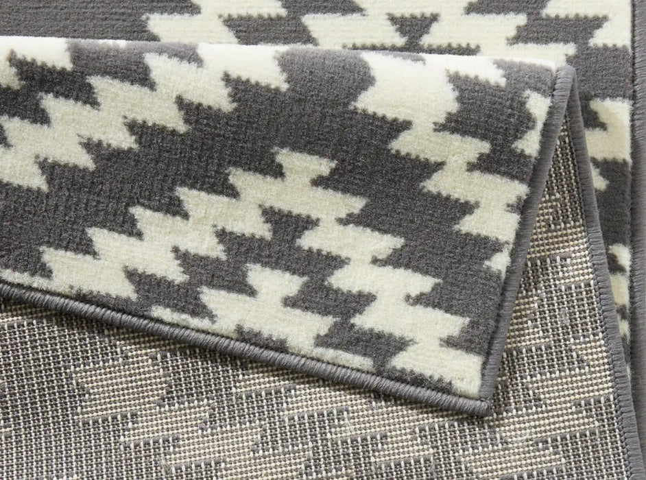 Hanse Home basic nordic grey Grey Living Room Geometric Rug.