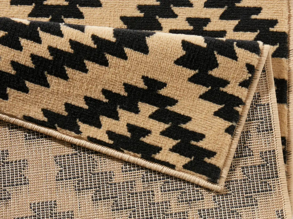 Hanse Home basic nordic brown Brown Living Room Geometric Rug.