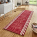Hanse Home basic casa red Red Living Room Geometric Rug.