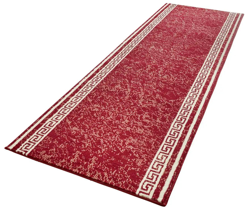 Hanse Home basic casa red Red Living Room Geometric Rug.