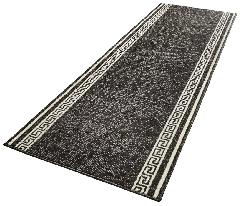 Hanse Home basic casa black Black Living Room Geometric Rug.