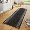Hanse Home basic floret black Black Living Room Geometric Rug.