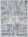 Nourison urban decor urd01 slate ivory Ivory Living Room Geometric Rug.