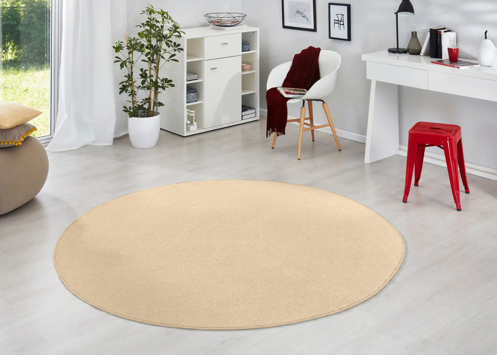 Hanse Home fancy beige Beige Living Room  Rug.