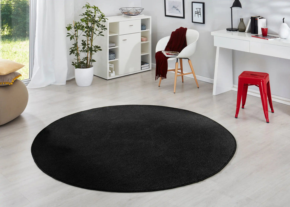 Hanse Home fancy black Black Living Room  Rug.