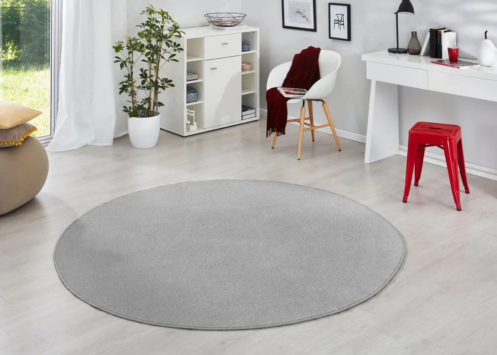 Hanse Home fancy grey Grey Living Room  Rug.