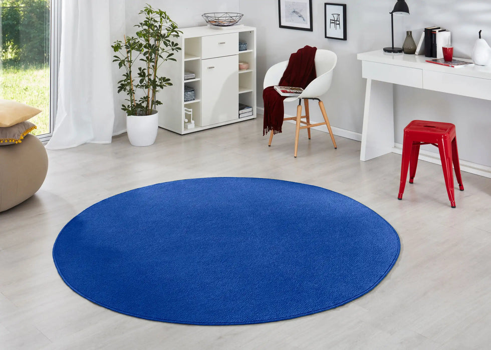 Hanse Home fancy blue Blue Living Room  Rug.