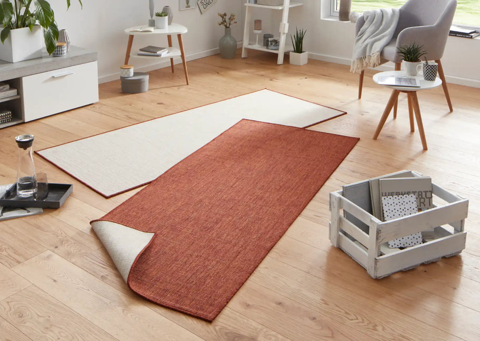 NorthRugs twin 103098 terra cream Orange, Red, Cream Living Room  Rug.