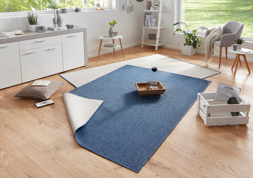 NorthRugs twin 103100 blue cream Blue, Cream Living Room  Rug.