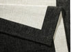 NorthRugs twin 103105 black cream Black, Cream Living Room  Rug.