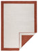 NorthRugs twin 103106 terra cream Orange, Red, Cream Living Room  Rug.