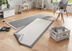 NorthRugs twin 103108 grey cream Grey, Cream Living Room  Rug.