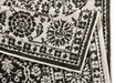 NorthRugs twin 103113 black cream Black, Cream Living Room  Rug.