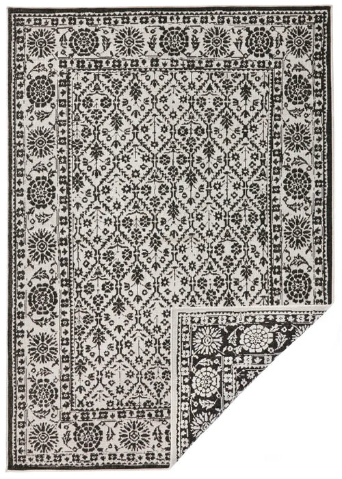 NorthRugs twin 103113 black cream Black, Cream Living Room  Rug.
