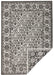 NorthRugs twin 103113 black cream Black, Cream Living Room  Rug.