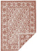 NorthRugs twin 103114 terra cream Orange, Red, Cream Living Room  Rug.