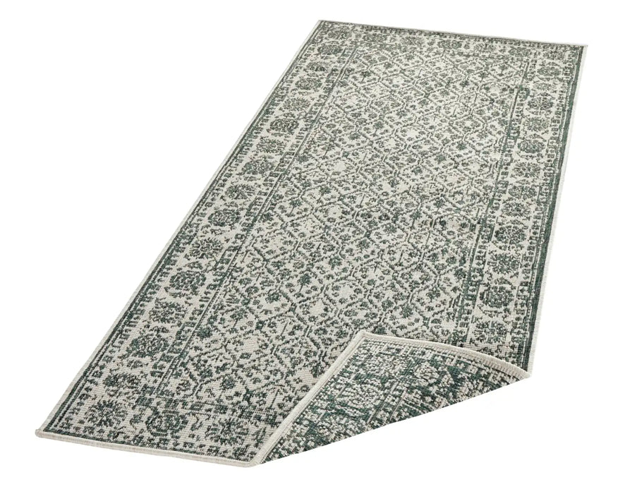 NorthRugs twin 103115 green cream Green, Cream Living Room  Rug.
