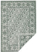 NorthRugs twin 103115 green cream Green, Cream Living Room  Rug.